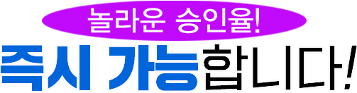 나이스파이낸셜에서는 즉시 가능합니다!